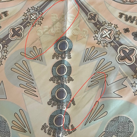 Louis Vuitton silk scarf in light pink - Picture 8 of 8